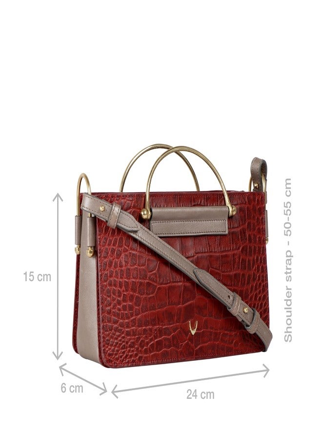 Hidesign Women Clutch (Red) - Image 2